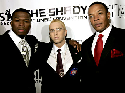 Eminem, 50 Cent, Dr. Dre Eminem, 50 Cent, Dr. Dre